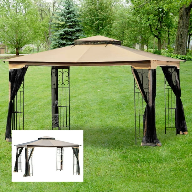 Garden Winds Replacement Canopy Top for the Regency II Gazebo Riplock