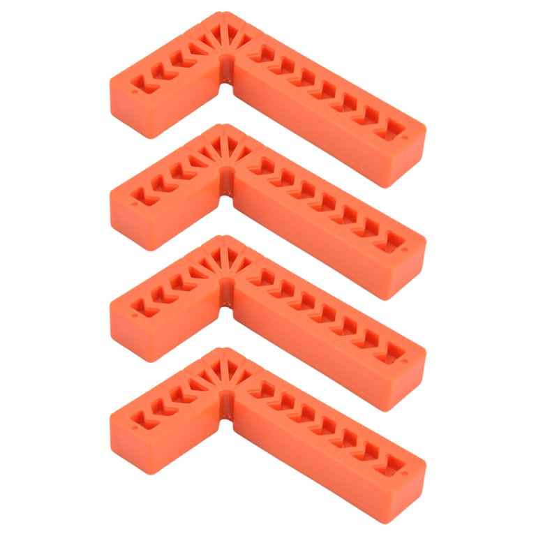 Glarks 6Pcs 3" 4" 6" 90 Degree Positioning Squares, Right Angle Corner Clamps For Woodworking, Picture Frames, Boxes, Cabinets Or Drawers, L-Type