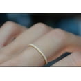 thumbnail image 3 of 925 Silver Dainty Diamond Stacking Eternity Ring Gold Minimalist Ring CZ Ring Simple Diamond Ring Silver Ring Gift for Her Delicate Ring Eternity Band, 3 of 5