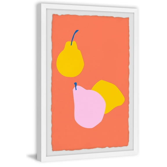 Marmont Hill Juicy Pears Framed Painting Print