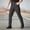 (Casual 63)Black, variant on Mens Summer Pants Fashion Bottoms Casual Solid Color Waterproof And Multi Pocket Outdoor Workwear Trousers