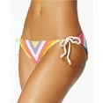 thumbnail image 2 of Bar III MULTI Rainbow Crochet Tie Sides Full Cut Bikini Swim Bottom, US Large, 2 of 4