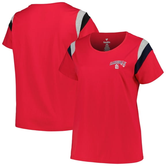 Women's Profile Red St. Louis Cardinals Plus Size Scoop Neck T-Shirt