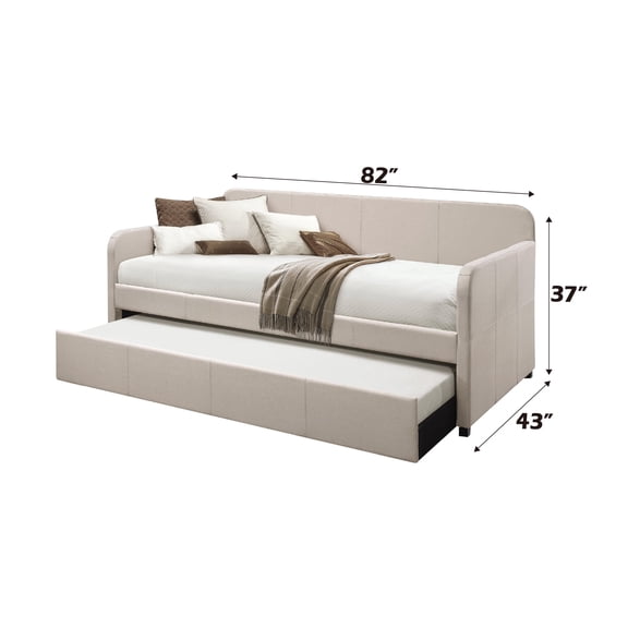 Newboti Furniture Jagger Fog Fabric Daybed W/Trundle (Twin) 99683
