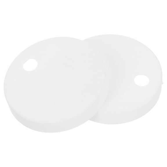 MRLESS 1 Pair Plastic Toilet Lid Seat Bolt Screw Covers Decorative Caps for Home Public Toilet Seats Toilet Lid Repair Accessories 65mm