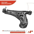 thumbnail image 3 of A-Premium 8Pcs Front Suspension Kit Control Arm and Ball Joint Assembly Tie Rod End Compatible with Chevrolet Aveo, Aveo5 & Pontiac G3, G3 Wave, Wave & Suzuki Swift+, 3 of 8