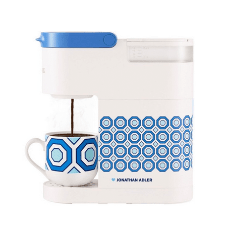 Keurig - Limited Edition Jonathan Adler K-Mini Single Serve K-Cup Pod Coffee Maker - White