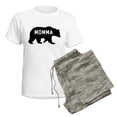 thumbnail image 5 of CafePress - Momma Bear Women's Light Pajamas - Women's Short Sleeve Print T-Shirt and Pants Light Cotton Pajama Set, 5 of 7