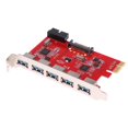 thumbnail image 4 of De Expansión De 5 Puertos USB 3.0 5Gbps (e) Para Computadoras De Escritorio Baoblaze Tarjeta de expansión PCI Express, 4 of 8