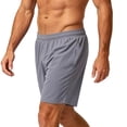 thumbnail image 2 of EOYWHK Mens Drawstring Shorts Breathable Mens Elastic Waist Shorts Soft Lightweight Breathable Casual Activewear for Men Daily Wear Outdoor Gray, Size XS, 2 of 5