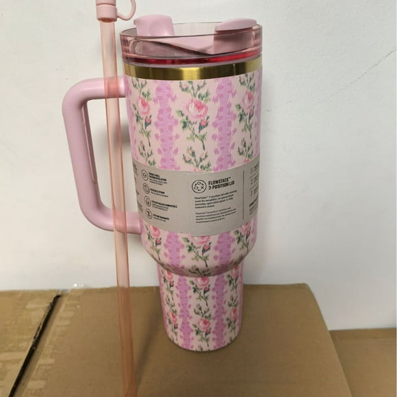 40oz Stanley Stainless Steel Car Cup With Handle Insulated Travel Mug