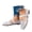 Blue, variant on Women's Sheer Lace Slip On Ballet Flats Round Toe Breathable Mesh Flat Shoes Versatile Wedding Dating Daily Footwear