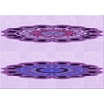 thumbnail image 1 of Ahgly Company Indoor Rectangle Patterned Blossom Pink Area Rugs, 2' x 5', 1 of 6
