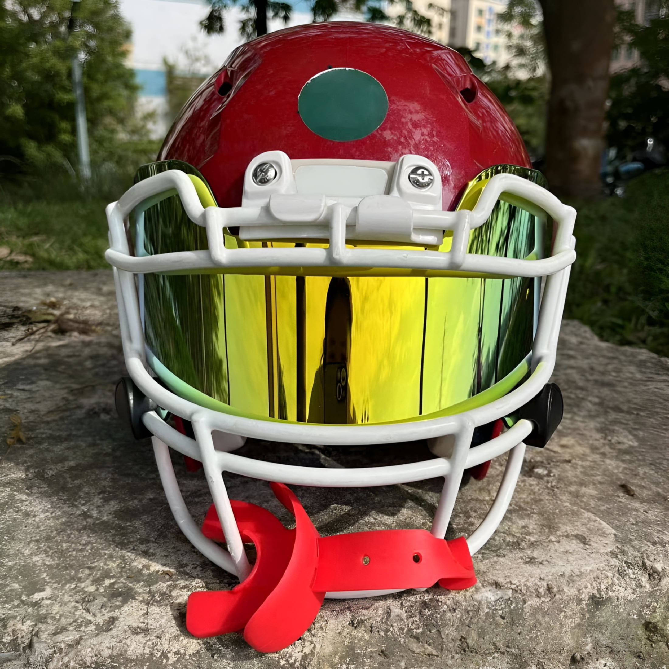 HBMYN 2026 New Youth Football Eye Shield Clear Visors with Anti Fog Adult Football Visors Clear Football Helmets Visors Scratch Resistant