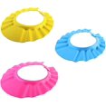 thumbnail image 1 of ShenMo Shampoo Cap Adjustable Shower Cap Soft Shower Cap Protective Soft Shower Cap (3pcs), 1 of 5