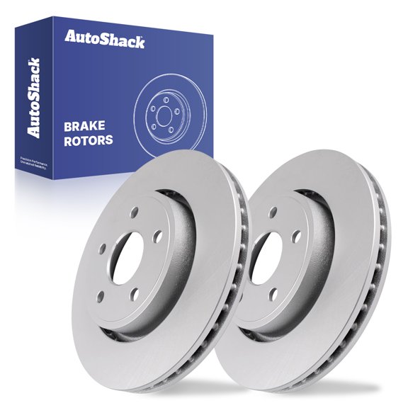 AutoShack 12.91" (328 mm) Front Vented Brake Rotors Coated | Replacement for 2005-2010 Jeep Grand Cherokee 2006-2010 Jeep Commander | 2-PC Set | ArmorStop