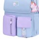 thumbnail image 3 of Mochila Diaria Hugtrwg dibujos animados Correa Ajustable azul morado, 3 of 8