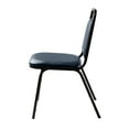 thumbnail image 6 of Hampden Furnishings Stella Collection  Vinyl Padded Stack Chair, Dark Blue, Pack of 2, 6 of 8
