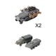 thumbnail image 1 of Conjunto de 4 piezas Zulema Camión M35 y Modelo de tanque -80 escala 1/72, 1 of 5