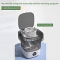 thumbnail image 4 of Daretodo Portable Washing Machine, 13L High-Capacity for Underwear, Baby Clothes and Socks,Complimentary drain basket and drain pipe,for family, apartment, travel, dormitory, 4 of 6