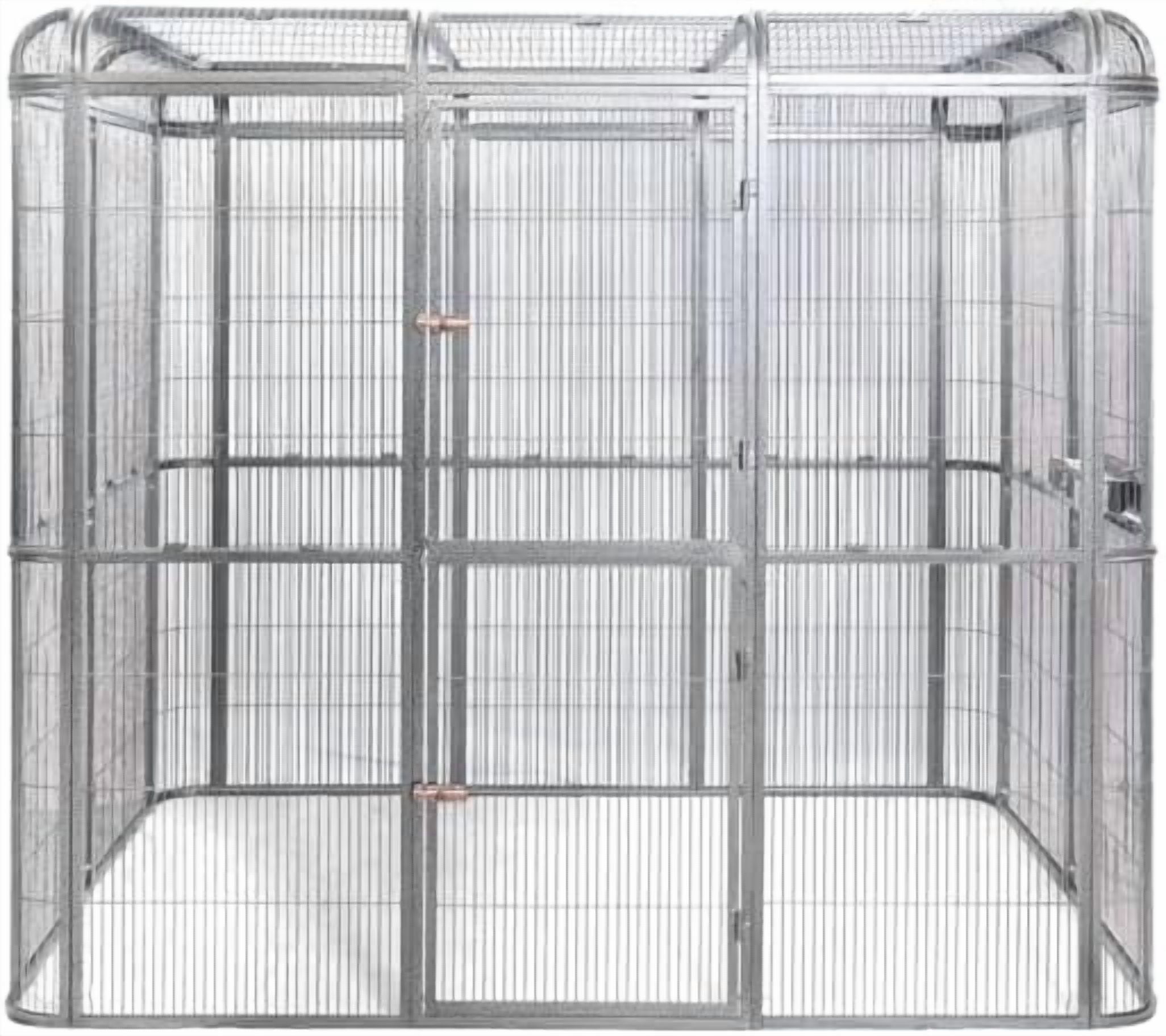 Seny Huge Walk-in Bird Aviary Cage Parrot Macaw Reptile Dog 79Hx86Wx62D Flight Cage