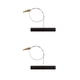 thumbnail image 4 of Speravity Extractor de vástago de palanca de válvula de motocicleta, instalador de desinflador de hilo, herramientas de pesca de neumáticos, Negro 2piezas, 4 of 6