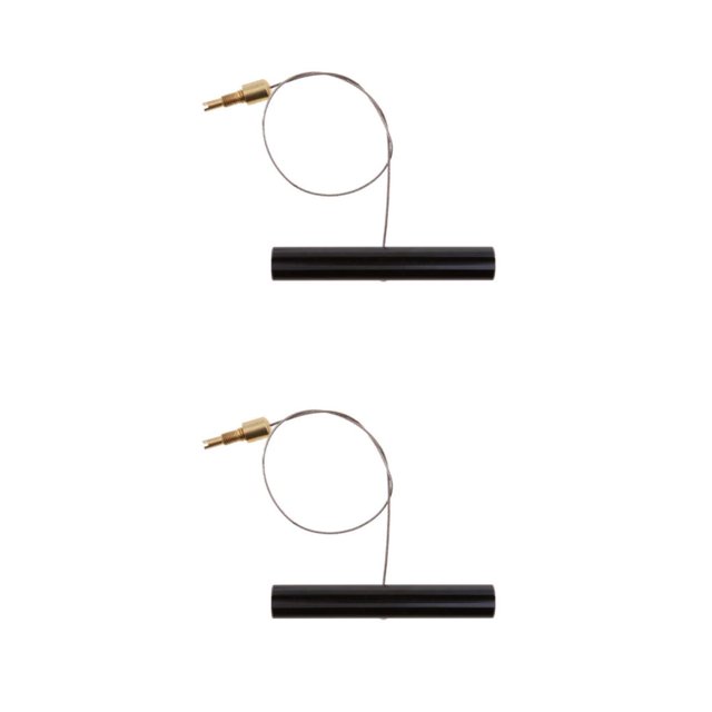 Kenally Extractor de vástago de palanca de válvula de motocicleta, instalador de hilo, herramientas de pesca de neumáticos, extractor de Negro 2piezas