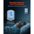 thumbnail image 5 of VEVOR 7-Day Programmable Thermostat, Home Thermostats for Radiant Underfloor Heating Cable,Heat Pump, Built-in GFCI & Sensitive Sensor, LED Screen with Backlight,Energy-Efficient,White, 5 of 9