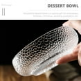thumbnail image 5 of Glass Bowl Stone Wall Pattern Decor Transparent Fruit Bowl Household Salad Bowl Glass Mixing Bowls Multi-use Salad Bowl, 5 of 6