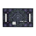 thumbnail image 6 of Yuyamidu Boho Flower Blossom Golf Cart Seat Cover for 2 Seats Purple Golf Cart Seat Blanket with Front Pockets Universal Golf Cart Accessory, 6 of 7