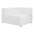 thumbnail image 2 of Modway Mingle Modern Style Polyester Fabric Left-Facing Sofa Chair in White, 2 of 5
