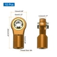 thumbnail image 2 of Unique Bargains M4xL20mm Lever Steering Linkage Tie Rod Ball Head Link Joint End Metal Orange for RC Crawler Car Pack of 10, 2 of 4