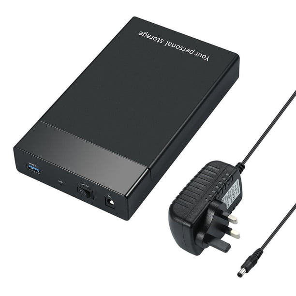 WDOplteas Estuche para Disco Duro SATA III 5 Gbps Compatible Con UASP para Computadora Portátil (Reino Unido)