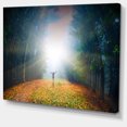 thumbnail image 2 of Men and Bright Sunlight Panorama - Landscape Canvas Art Print, 2 of 4