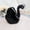 Black, variant on Romantic Girls Room Decoration, Black Crown Swan Figurine, Elegant Home Decor for Bedroom Desk Shelf