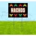 thumbnail image 1 of Fiesta Nachos (18" x 24") Yard Sign, Includes Metal Step Stake, 1 of 6