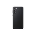 thumbnail image 1 of Funda de piel negra para Samsung Galaxy S21+, versión estadounidense, 1 of 3