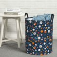 thumbnail image 5 of baseball football Laundry Basket, Laundry Hamper Waterproof Laundry Bag Clothes Hamper Laundry Bin with Handles for Bedroom, Living Room, Kids Room-#, 5 of 5
