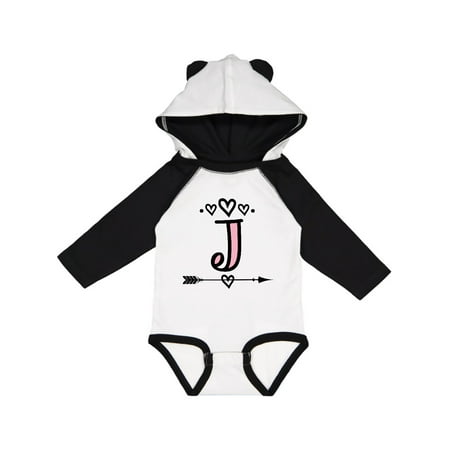 

Inktastic Letter J Monogram Tribal Arrow Gift Baby Girl Long Sleeve Bodysuit
