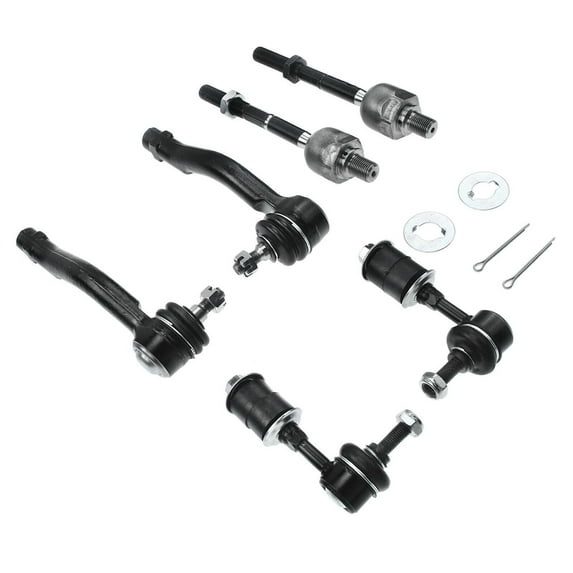 A-Premium 6Pcs Front Suspension Kit, Sway Bar Stabilizer Bar Link, Inner Outer Tie Rod End, Compatible with Hyundai Sonata 1999-2005 XG300 2001 XG350 2002-2005