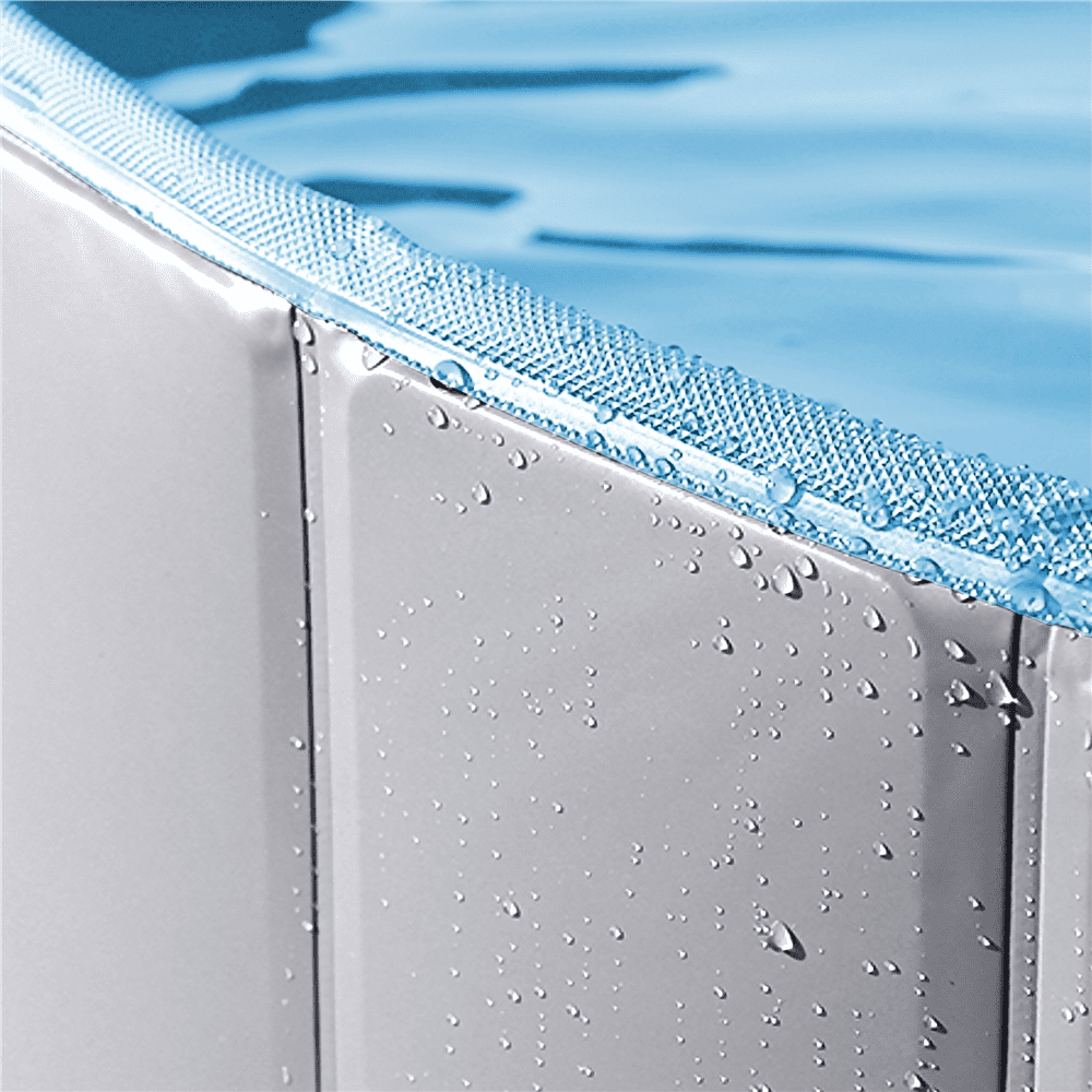 Foldable Pet Swimming Pool for Garden/Beach/Yard/Home, XL 55 inch, Gray