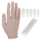 thumbnail image 1 of Practique la mano de entrenamiento del arte de las uñas, mano de entrenamiento de uñas de silicona Mano de entrenamiento del arte de las uñas Mano de entrenamiento de uñas de silicona Rendimiento de primer nivel, 1 of 8