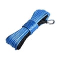 thumbnail image 1 of 15M 6mm Winch Rope Trailer String Line Cable Synthetic Towing Rope With Hook Car Emergency String 7700lbs For ATV UTV Truck Boat, 1 of 6