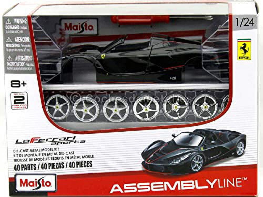 Maisto 1:24 Assembly Line LaFerrari Aperta - Black