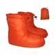 thumbnail image 4 of Botines de plumón de invierno, cubierta antideslizante para calentador de pies para mujeres y hombres, zapatillas impermeables, zapatillas para dormir , Naranja, M DYNWAVEMX Zapatillas de invierno, 4 of 8