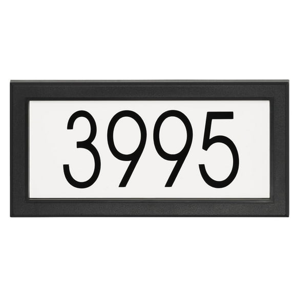 PRO-DF Rectangular Modern Address Plaque