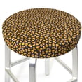 thumbnail image 3 of Zufioo Candy Corn Print Round Bar Chair Cushion Cover, Elastic Round Stool Protector, Dustproof and Non-slip Bar Kitchen Restaurant Chair Mat-13 inch, 3 of 7