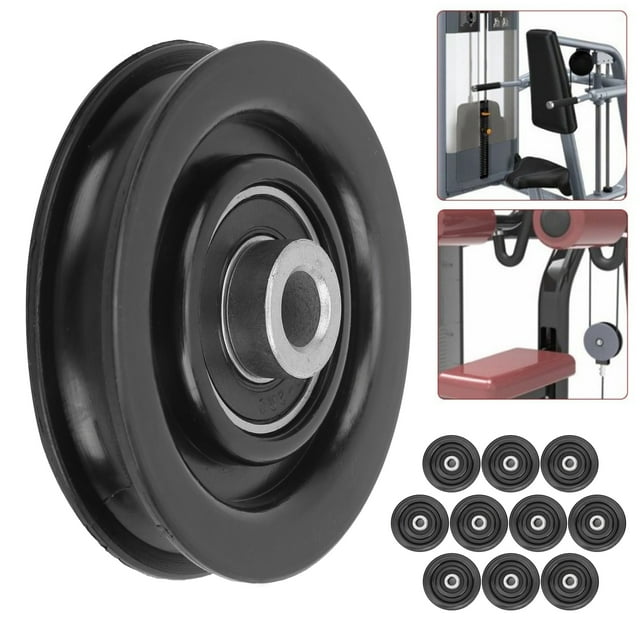 Polea de Nylon ANGGREK 90 Mm 10 Piezas Accesorios de Gimnasio