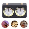 thumbnail image 2 of Fichiouy International Analog Chess Mechanical Retro Timer Clock Two Base Time Black New, 2 of 8