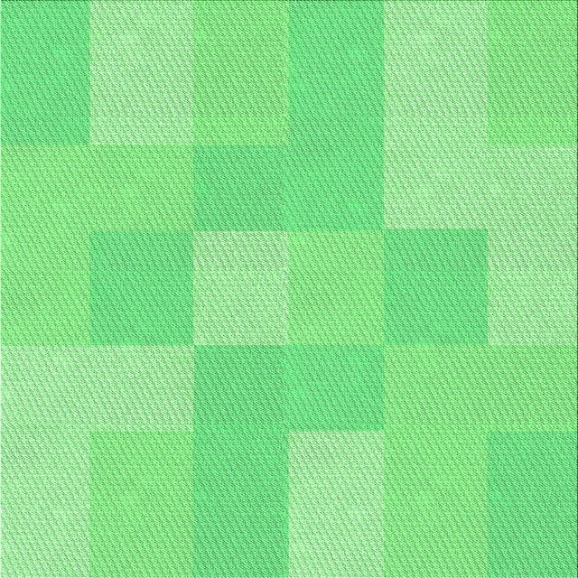 Ahgly Company Tapis d'Intérieur Lavable en Machine Carré Vert, 6 Pieds Carré